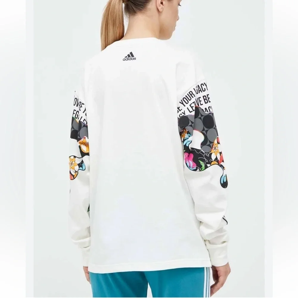 Adidas Long Sleeve Graphic Pride Let Love Be Your Legacy T-Shirt Unisex 3XL